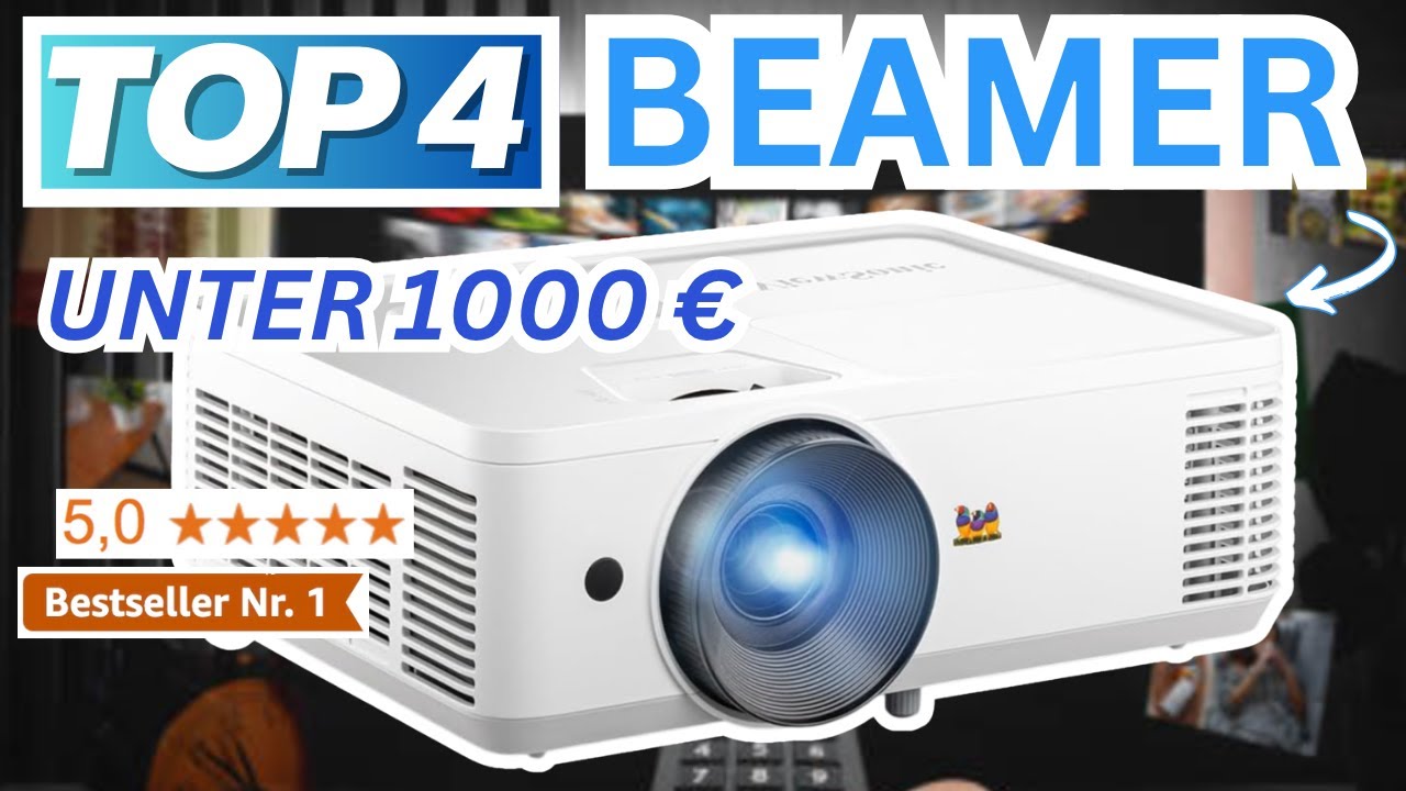 Beste BEAMER UNTER 1000 EURO (Testsieger 2026) | Top 4 Beamer unter 1000 Euro Vergleich