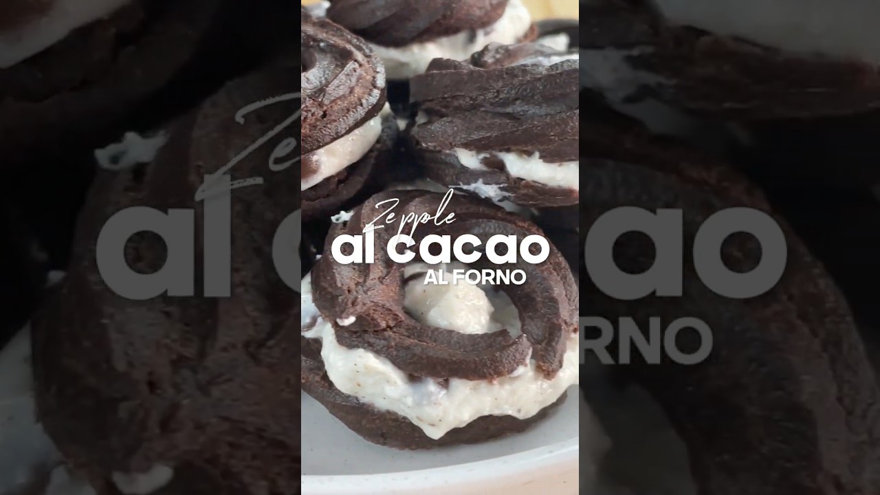 Zeppole di San Giuseppe al Cacao – Versione al Forno