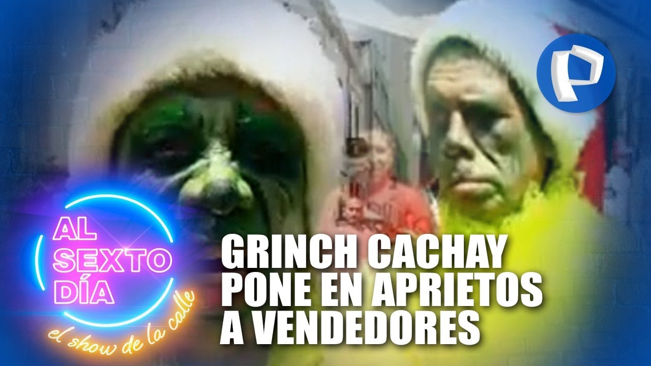 Cachay se convierte en el &lsquo;Grinch&rsquo; y atemoriza las compras de los ciudadanos por Navidad