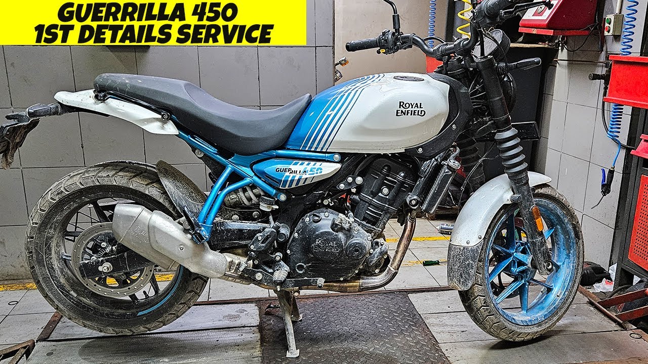 Royal enfield Guerrilla 450 First Service Cost. Is It Cheaper Than Hunter 350