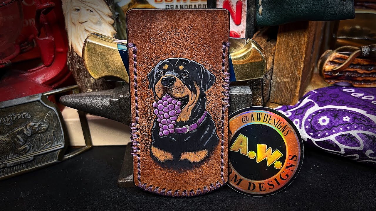 Custom Handmade Leather Knife Slip (Ep. #114)