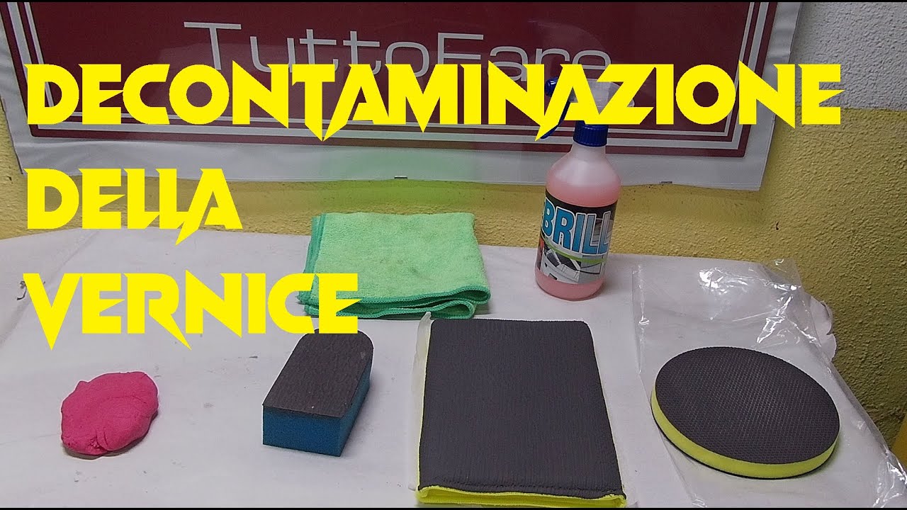 come decontaminare la vernice meccanicamente -
