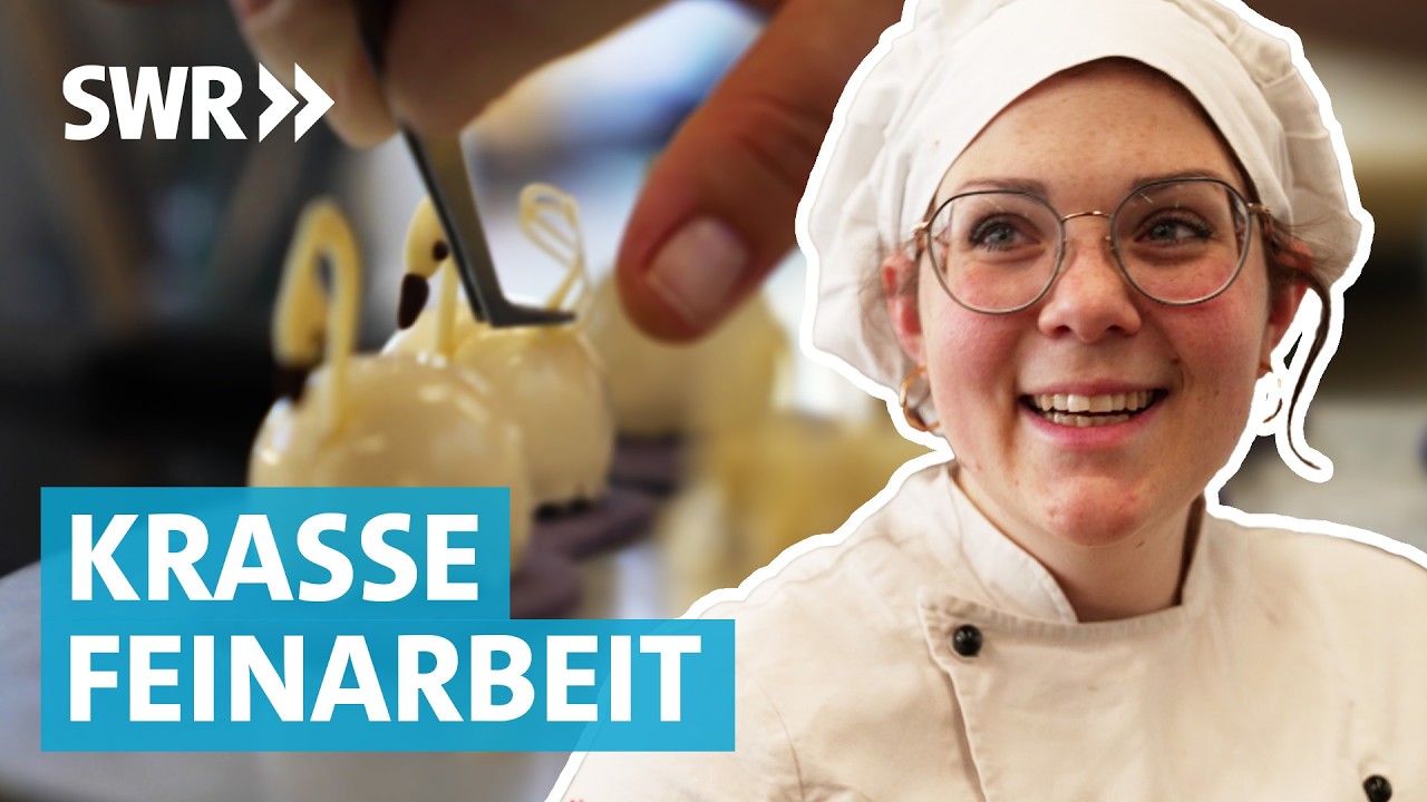 Schaffen sie diese Konditorei-Prüfung? Drei Konditor Azubis backen Zuckerskulpturen und Pralinen
