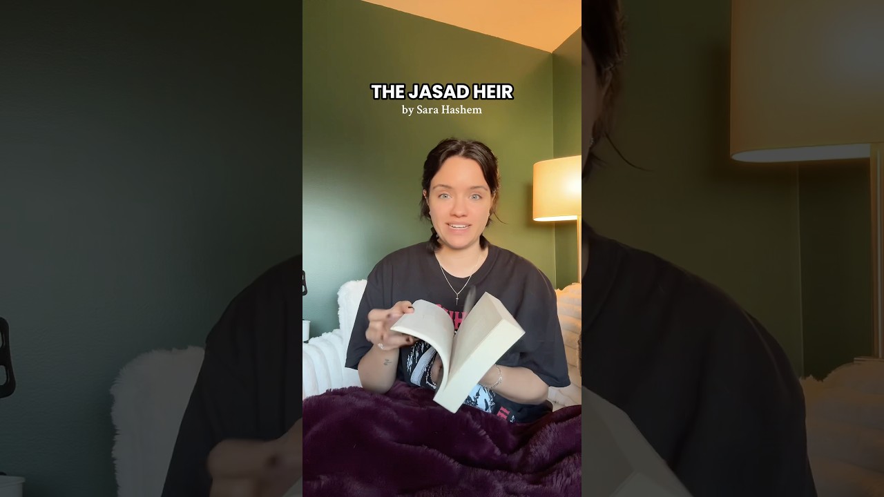 The Jasad Heir by Sara Hashem! Loving it so much already! 🖤🖤🖤 #recommendedreads #booktuber