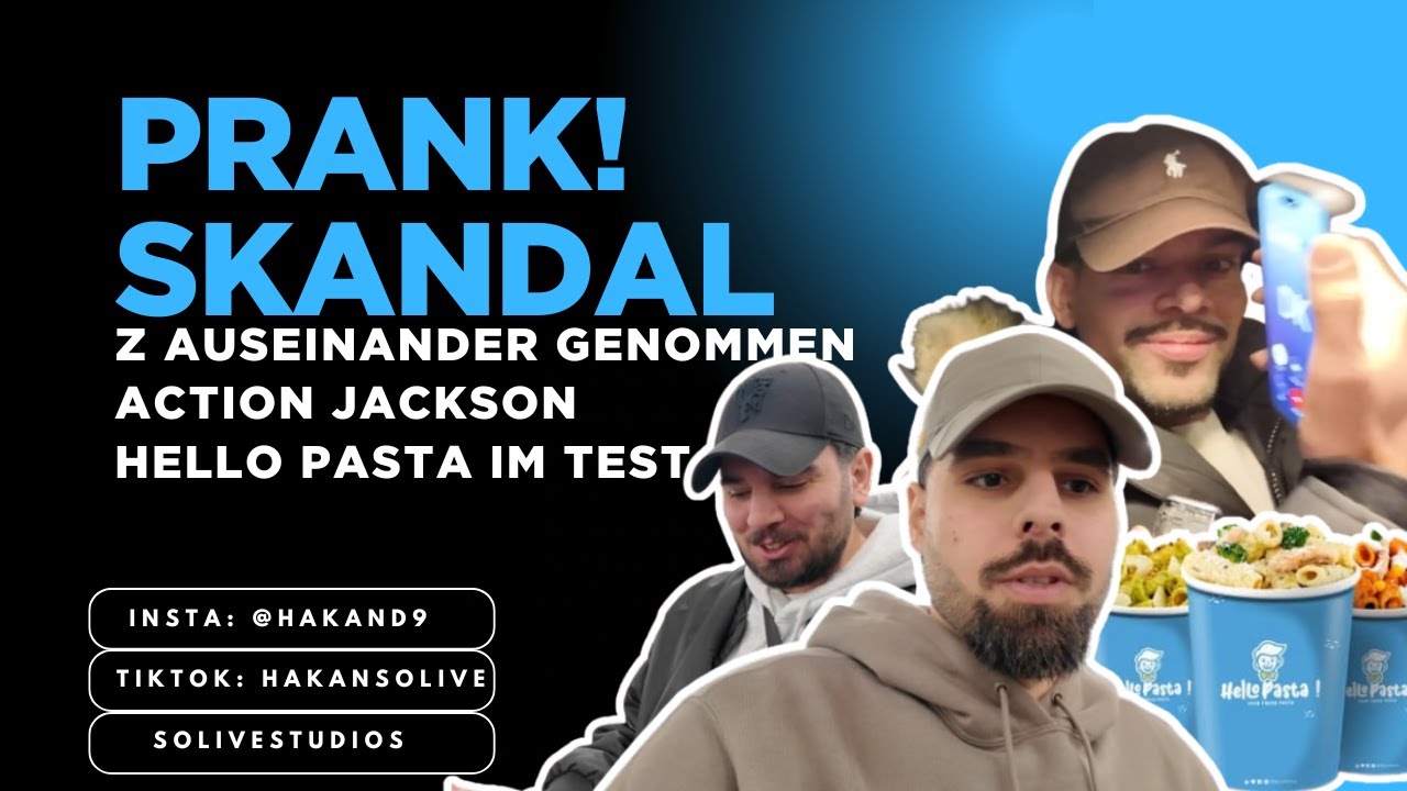 Prank an Zamir! Deniz lästert ?? Hype Foodspot in Frankfurt helloPasta und Actionjackson in Action!