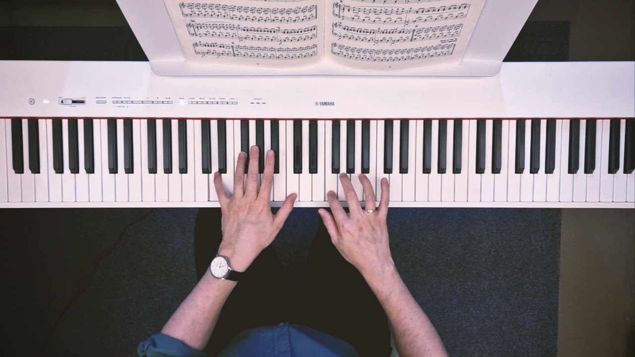 Philip Glass: Etude No. 6 - Piano: Juan Carlos Vasquez (Yamaha P-225)