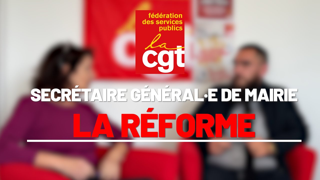 Secrétaire général·e de mairie - La réforme