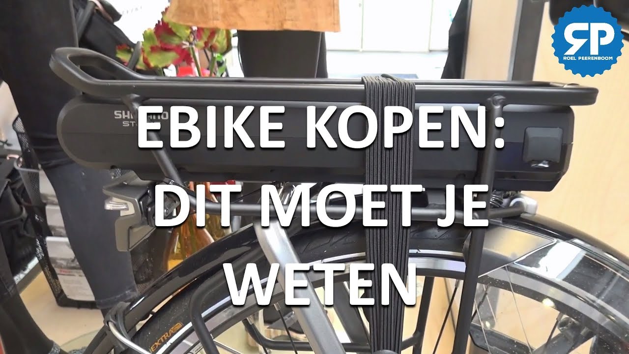 ELEKTRISCHE FIETS KOPEN: Dit moet je weten