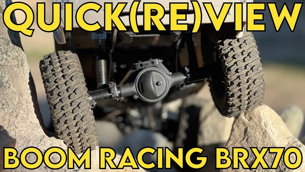 Crawler Canyon Quick(re)view: Boom Racing BRX70 axles