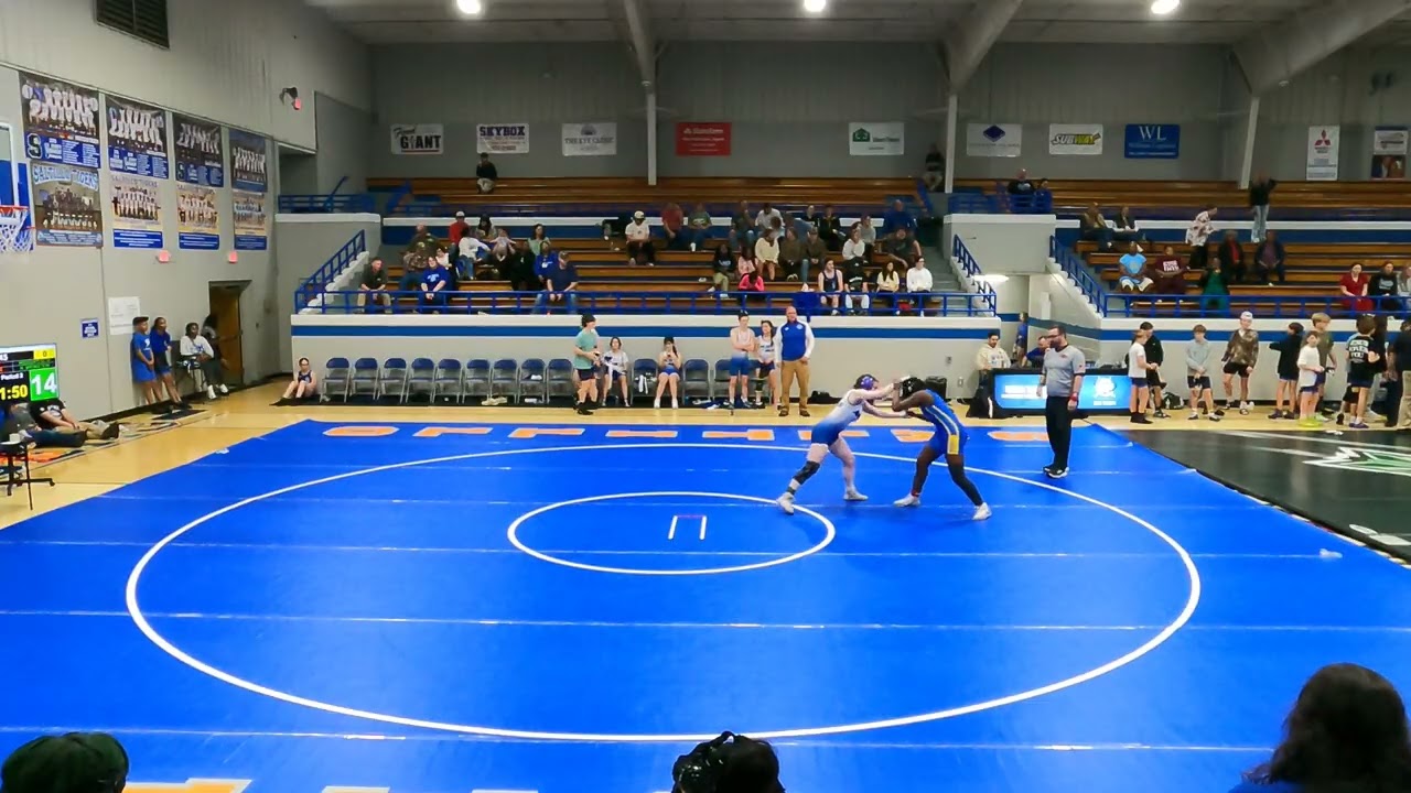 145lb Girls Wrestling Saltillo Dual- Nina (MSMS) vs Tupelo