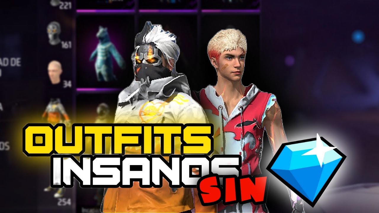 ¡LOS MEJORES OUTFITS INSANOS SIN DIAMANTES PARA FREE FIRE! | PARTE 3