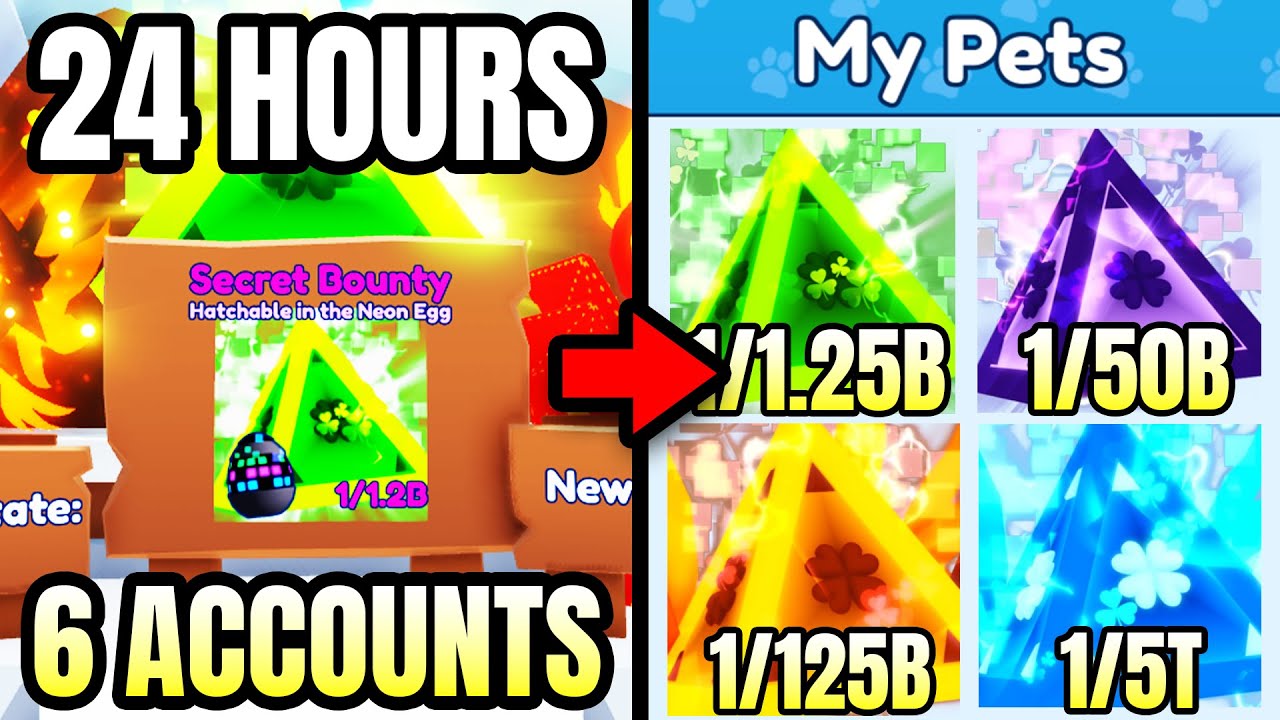 Wyklułem ponad 8 000 000 neonowych jajek dla OG Lucky Pyramidium w BGSI (Roblox)