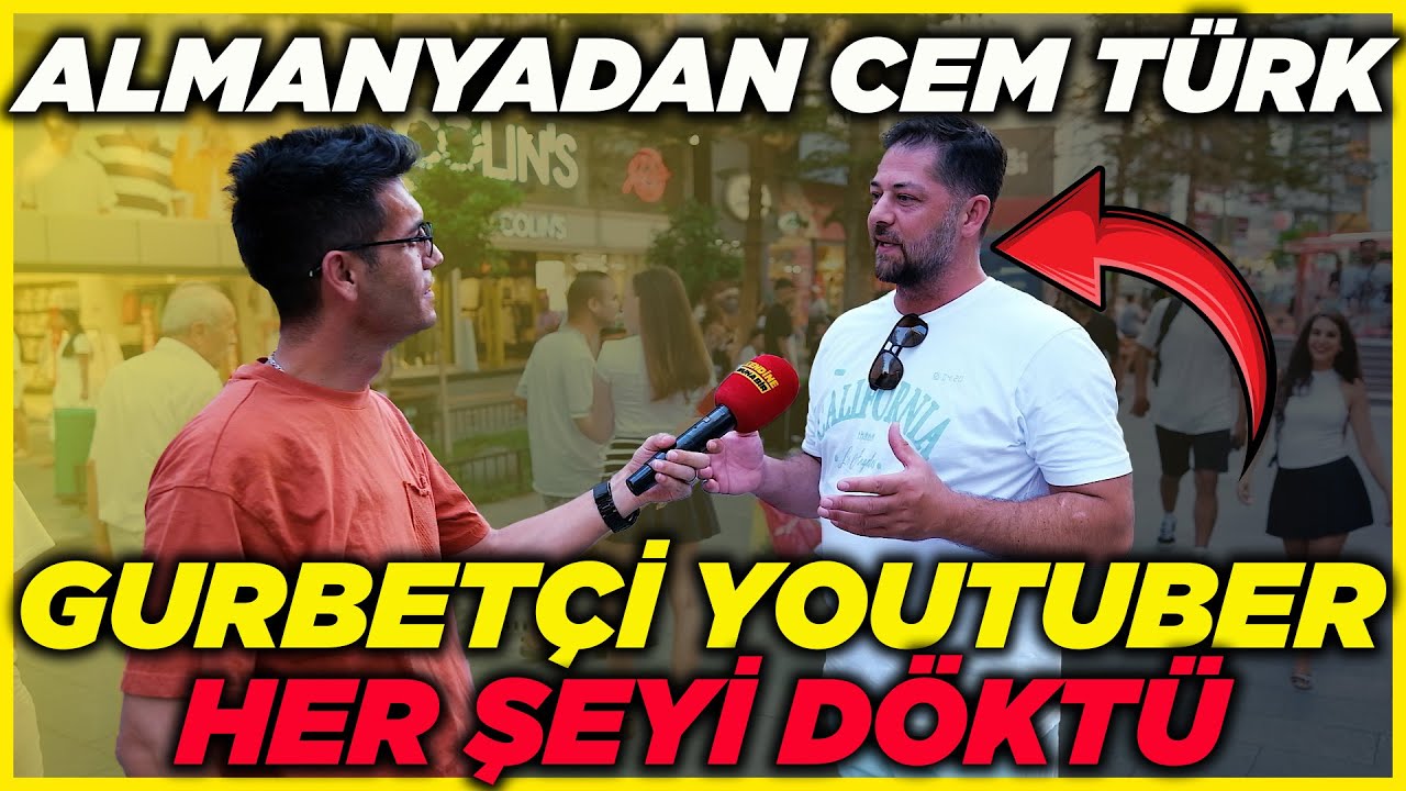 ALMANYALI YOUTUBER'DAN ACI GERÇEKLER! @almanyadancemturk24HH   Sokak Röportajları