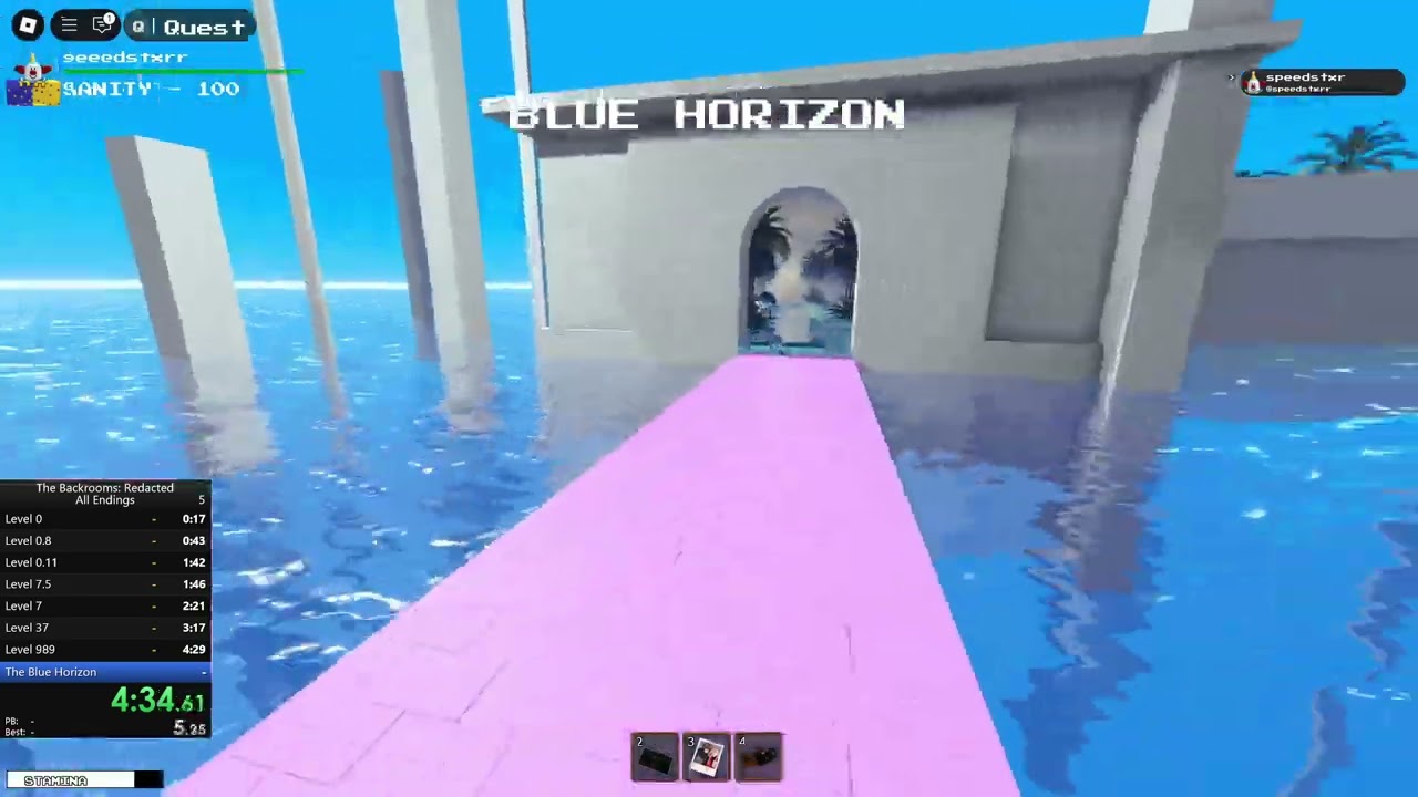 The Backrooms Redacted: The Fishing Ending (SPEEDRUN WR)