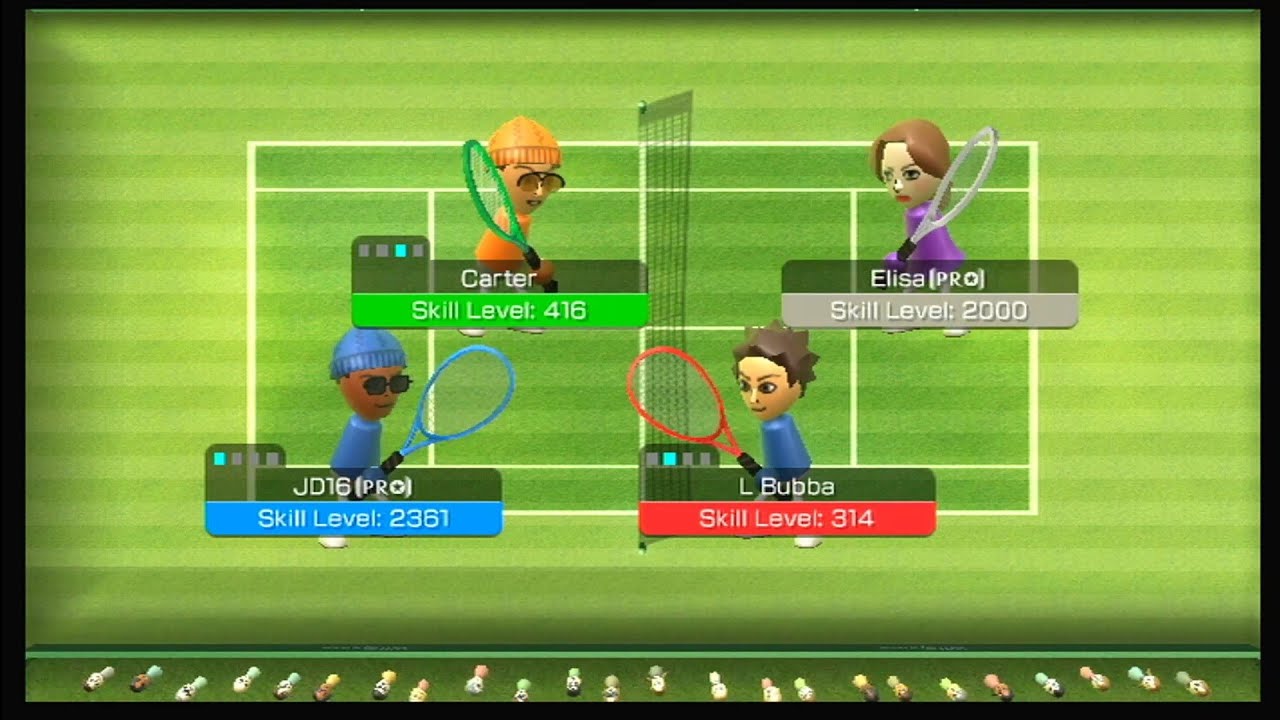 Wii Sports - Tennis (3 Players)