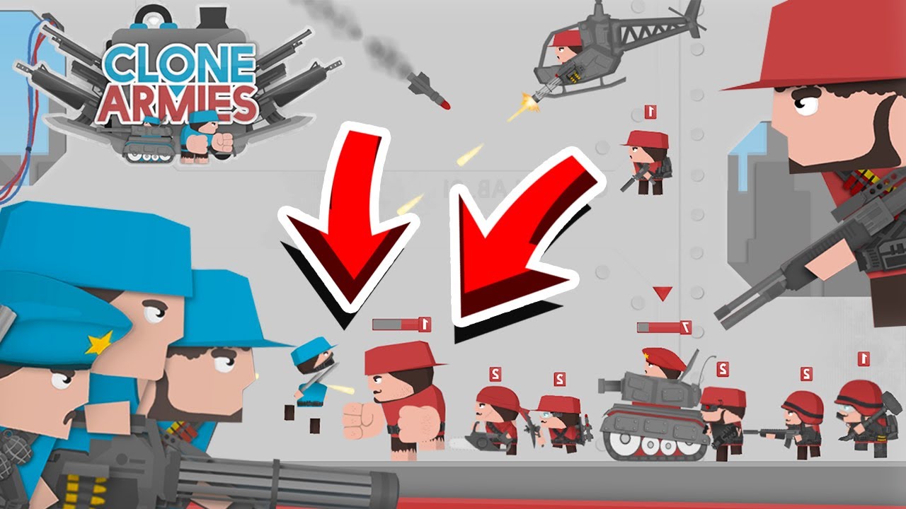 Clone Armies УСТРОИЛ БИТВУ СОЛДАТИКОВ! ОБНОВЛЕНИЕ В ИГРЕ КЛОН АРМИЯ!