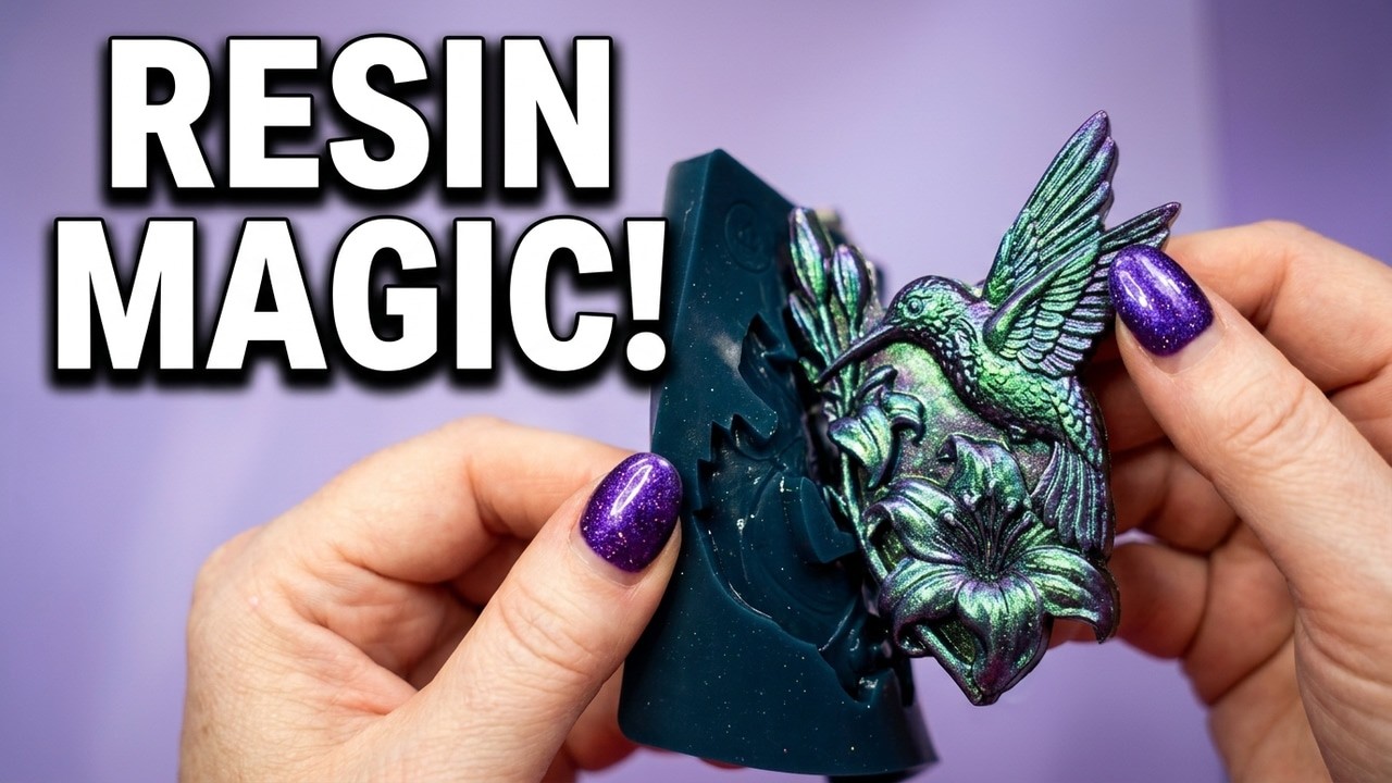 Alumilite Resin Unboxing & Complete Casting Tutorial | Black & White Resin Art  | 687