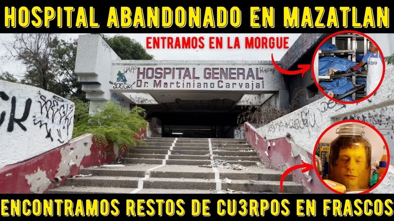 Encontramos PARTES DE CU3RP0S En Frascos😱! En Este HOSPITAL Abandonado De MAZATLAN 😰#hospital #urbex