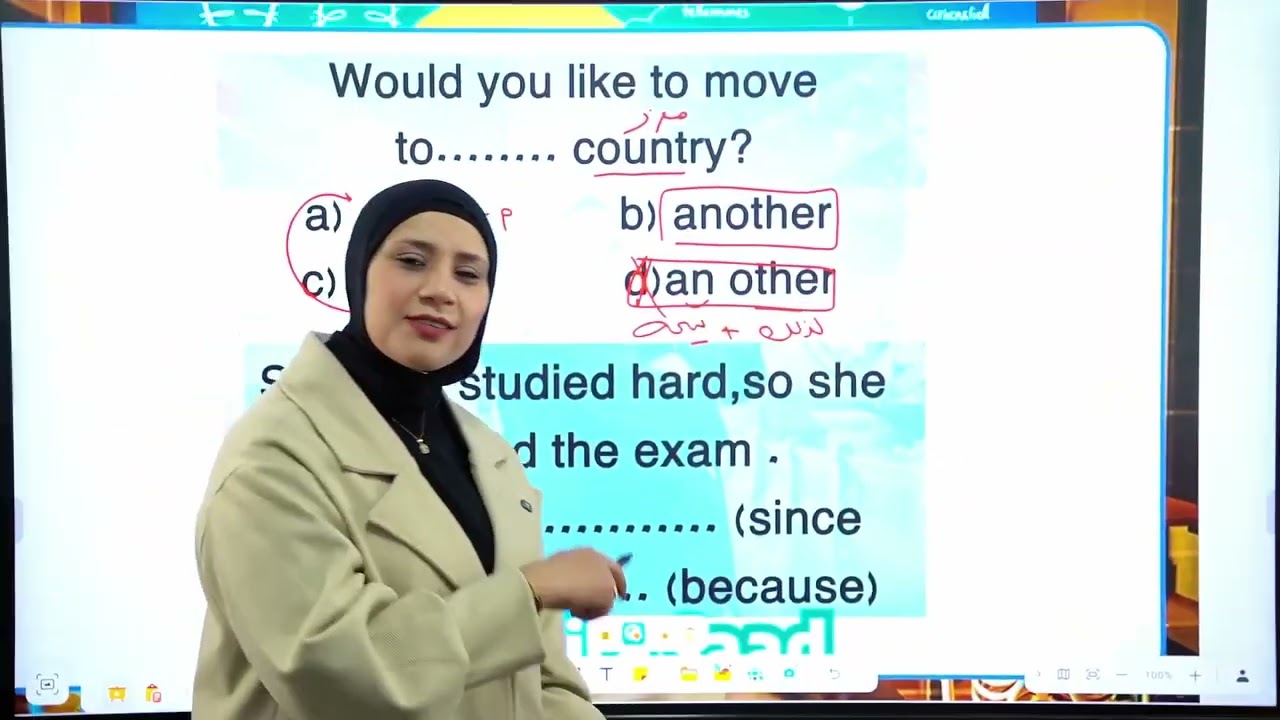 الفرق بين another and other و because and so#انجليزي #ieltsvocabularyenglish #englishlanguage #