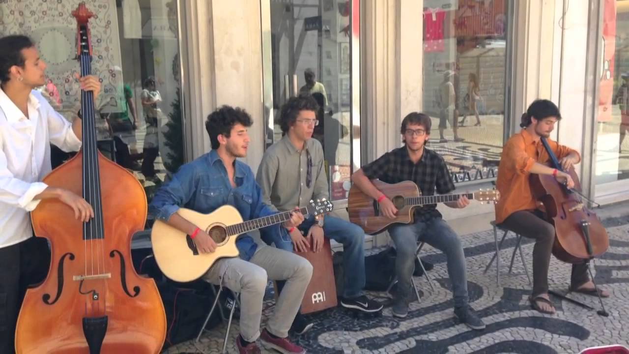 I ragniz - live in Rua Augusta Lisboa - il mondo prima cover