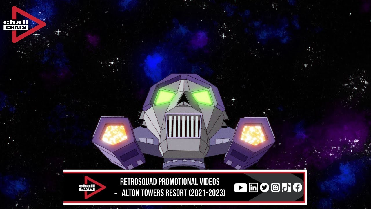 Retrosquad Promotional Videos Compilation (2021-2023) | Alton Towers Resort | Chall Chats