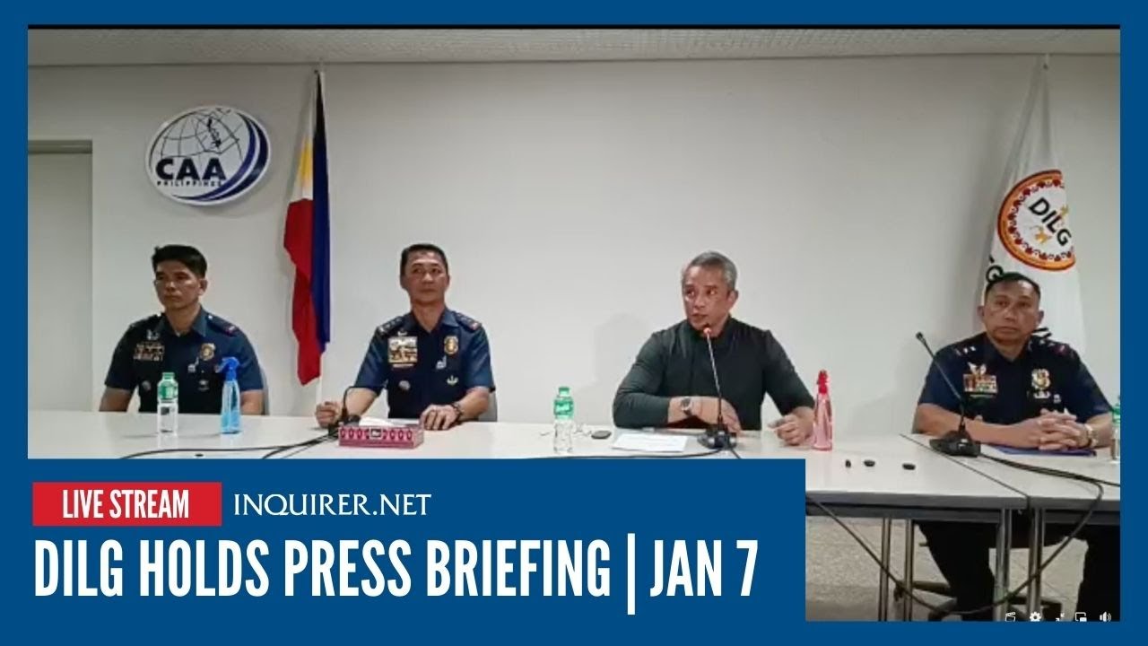 LIVE: DILG holds press briefing | Jan 7