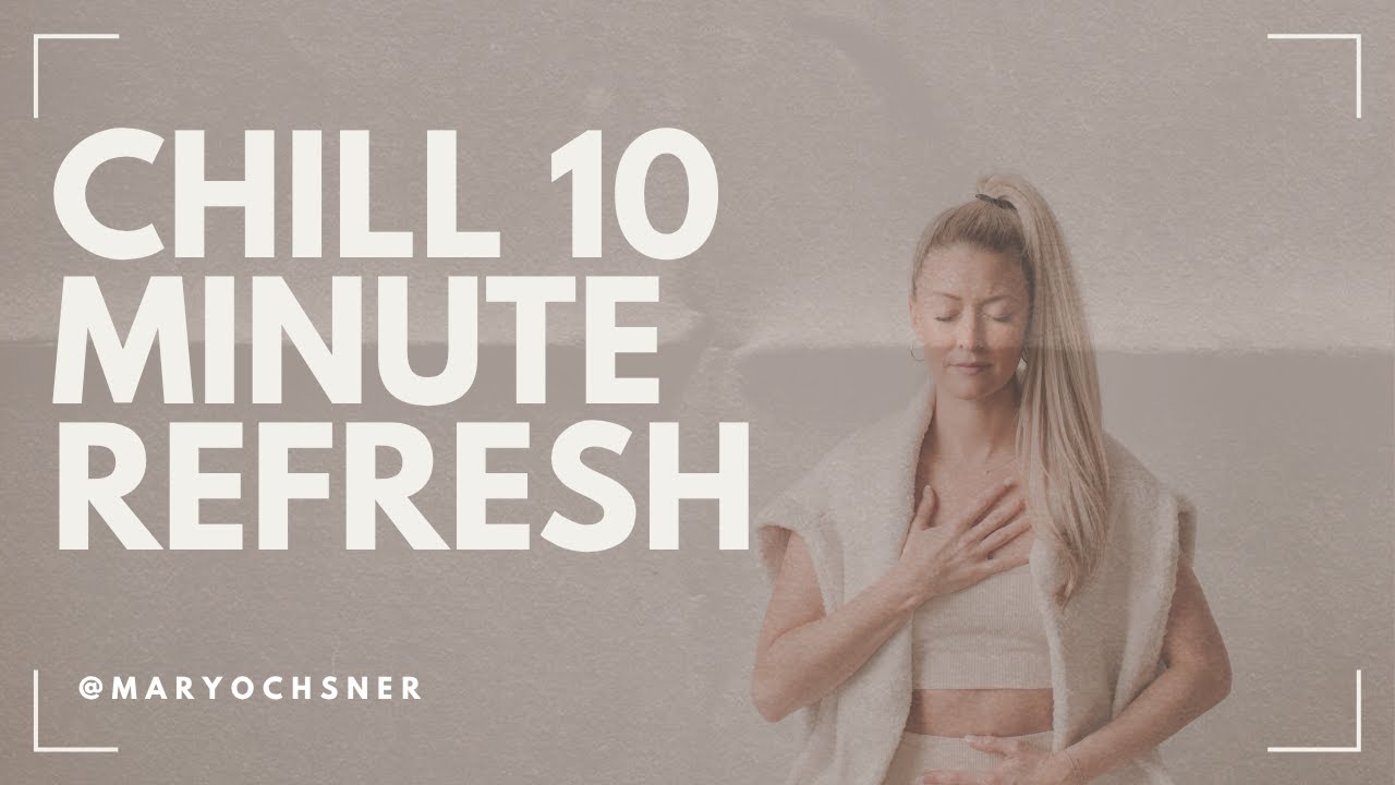 10-Minute Chill Yoga Flow for Full-Body Refresh | Reset Your Mind + Energy