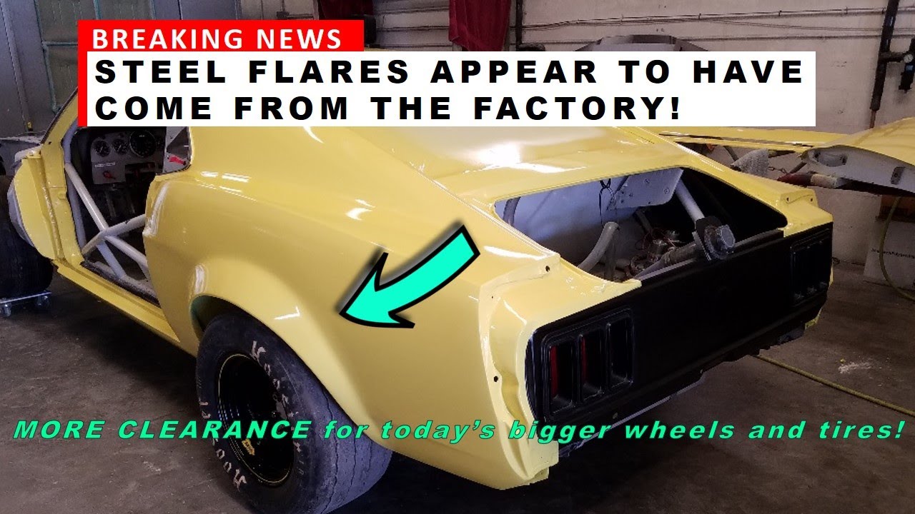 How to make custom Steel Fender Flares for Mustangs to fit today's wheels and tires!