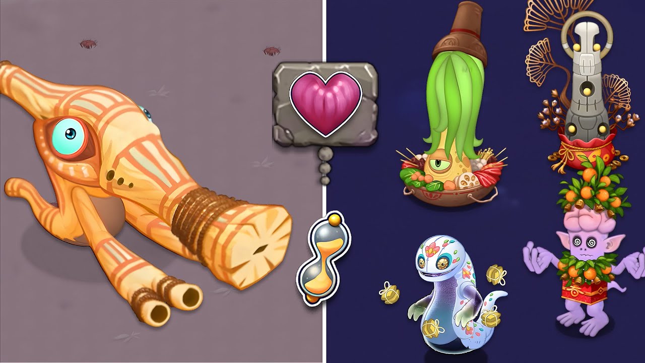 Rare G'Day, Crescendo Moon 2025 - All Animations & Breeding (My Singing Monsters)