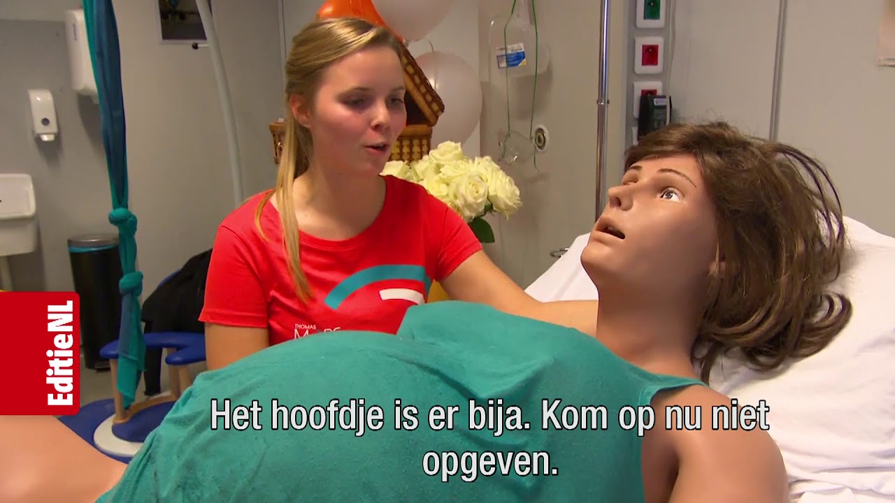 Bevallingsrobot Victoria helpt verloskundestudenten- EDITIE NL