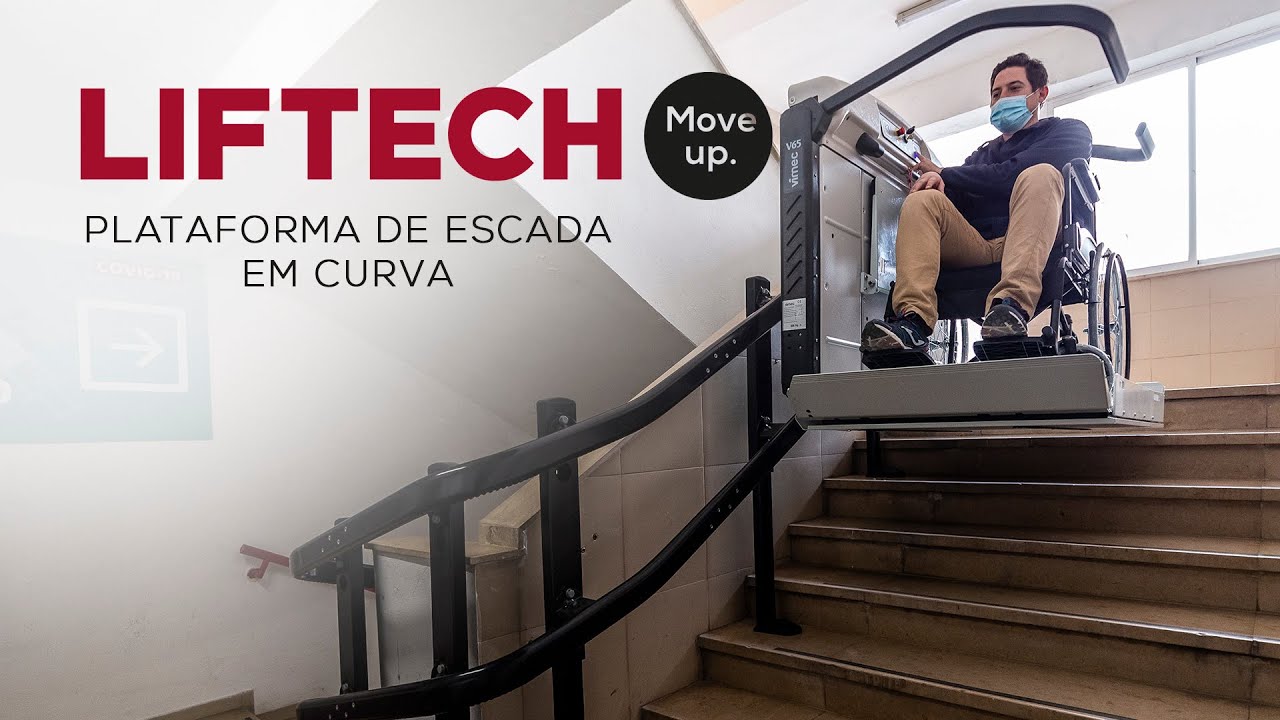 Plataformas de Escada curva Liftech