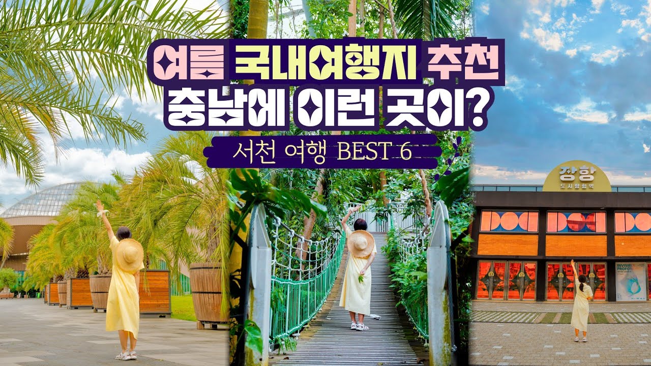 여름 국내여행지 추천✨ 충남 당일치기 여행지 서천 가볼만한곳 여행 코스 BEST6