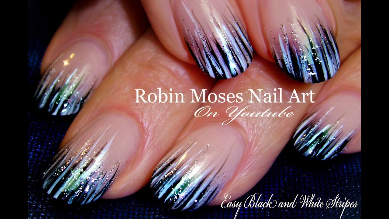 Easy Stripe Nails Tutorial Design | DIY Nail Art for beginners