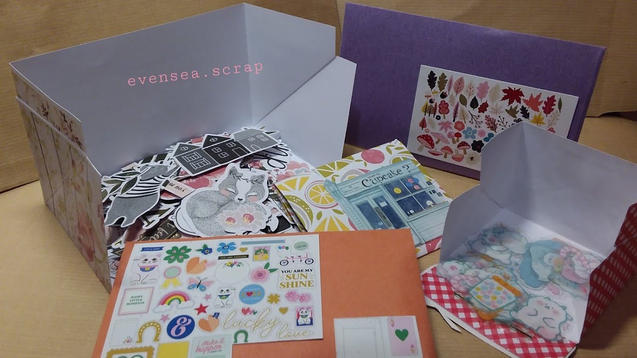 Tuto : Pochettes à dies cut - stickers ou autres - 129