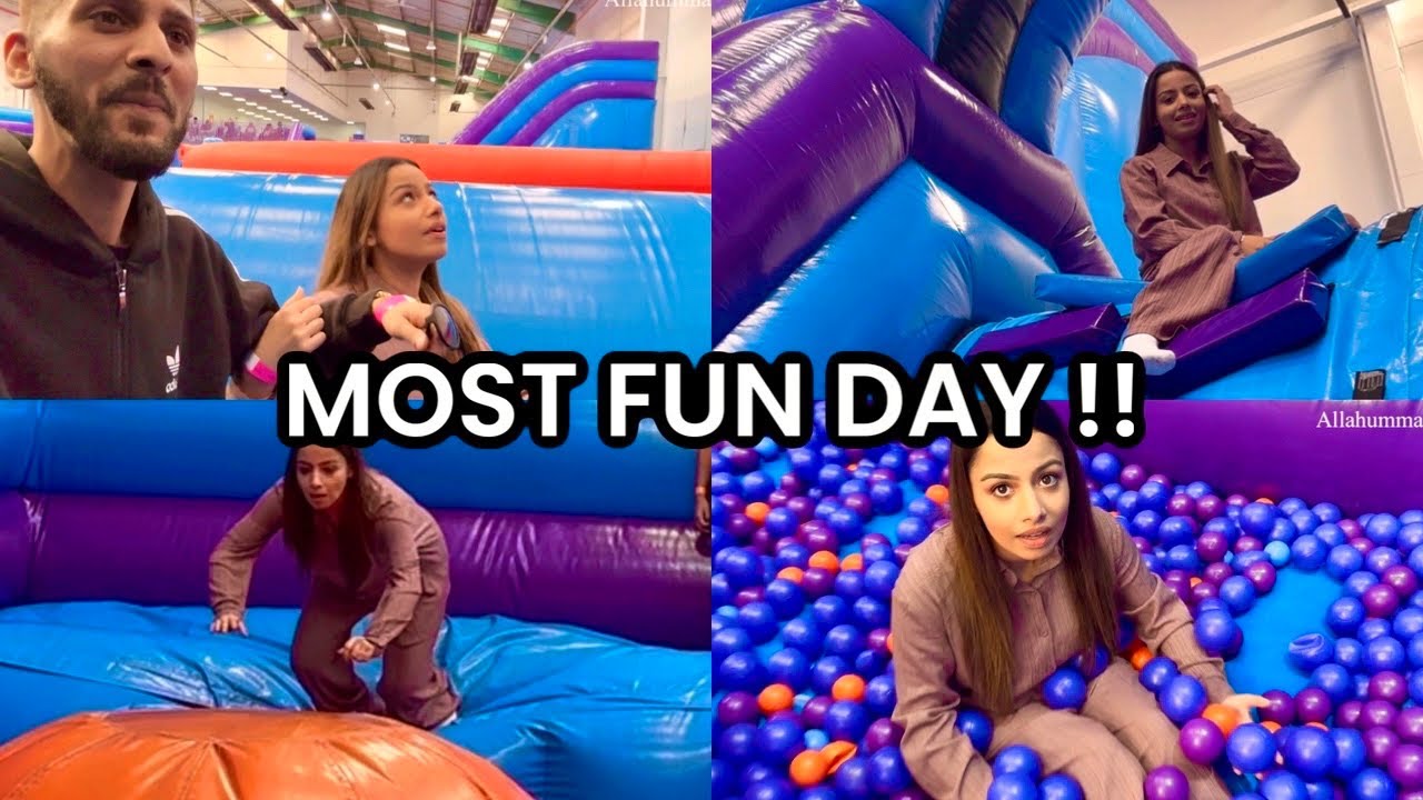 WE WENT TO INFLATA NATION!! THE MOST FUN EXPERIENCE EVER!! 😍