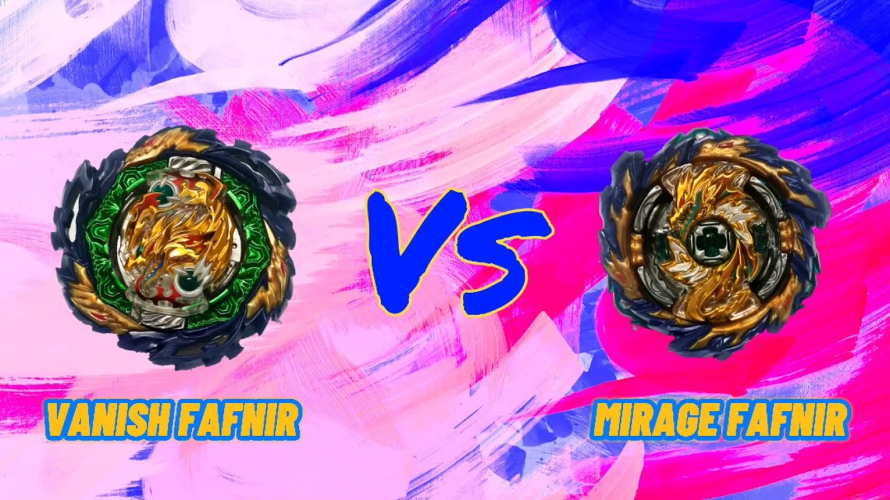 B-185 Vanish Vs B-167 Mirage Fafnir Dbstadium Beyblade Burst Beyblade Superking