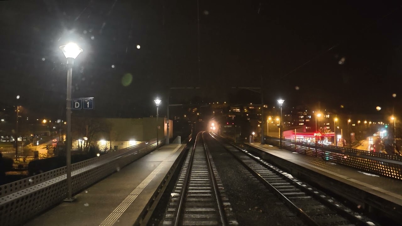 Führerstandsfahrt Voralpenexpress Luzern - Biberbrugg