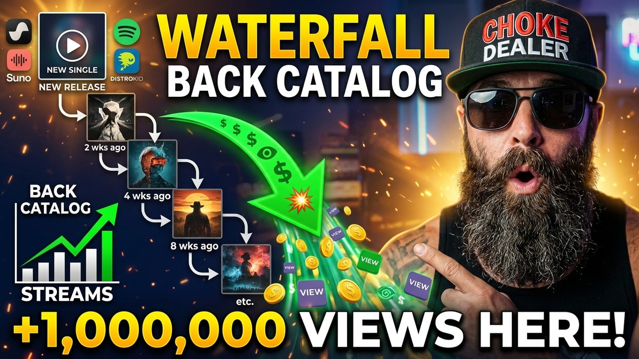(Waterfall Strategy) How To Instantly Monetize AI Music | Suno & Distrokid Tutorial