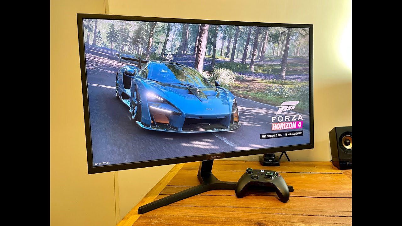 MONITOR 4K BARATO | SAMSUNG 32 POLEGADAS SÉRIE UJ59