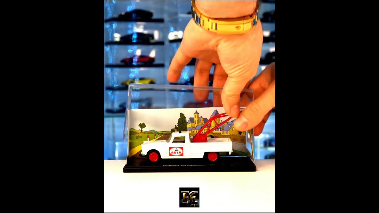 Classic French Roadside Hero! 1964 Peugeot 404 AVIA Tow Truck (Atlas 1/43)