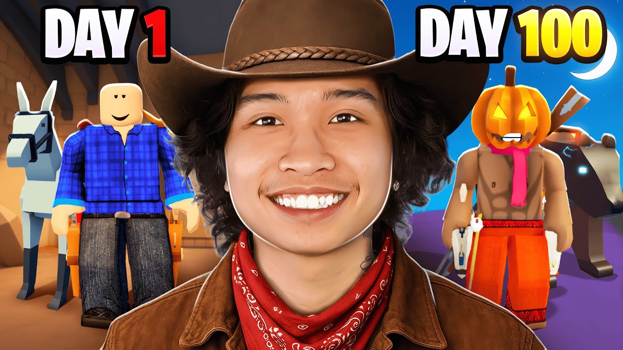 I Spent 100 Days in Roblox's Wild West