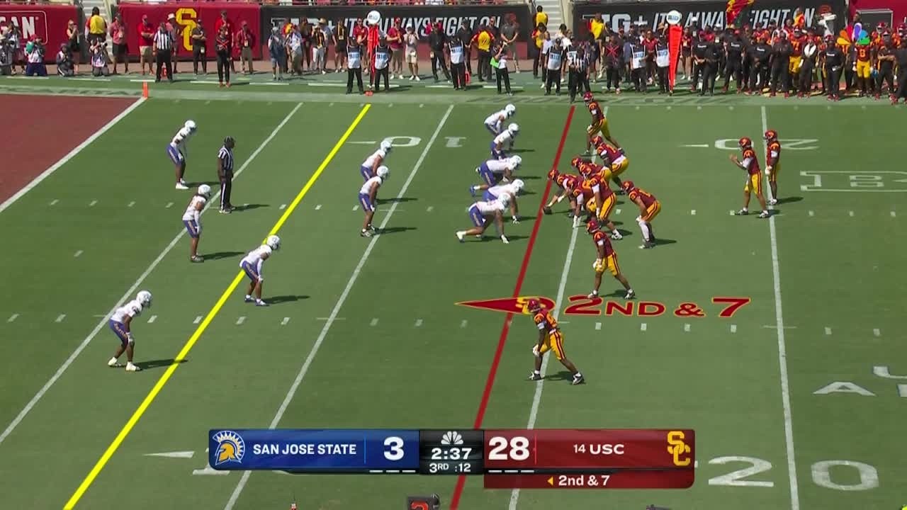 Trent Mosley for 6️⃣ vs. San Jose State | USC Football