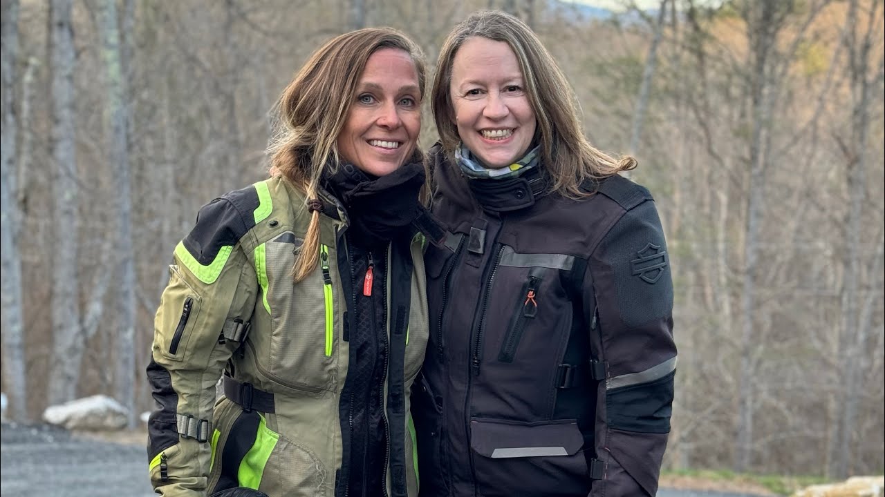 Riding the backroads of the NC Blue Ridge Mountains with Franziska Iseli