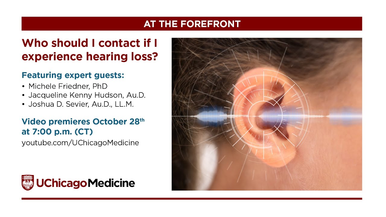Who should I contact if I experience hearing loss? Expert Q&A