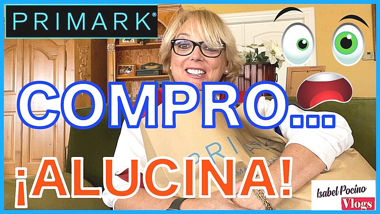 PRIMARK 2021 😀  COMPRO cosas que me hacen REÍR !! 😂  ISABEL POCINO VLOGS ❤️
