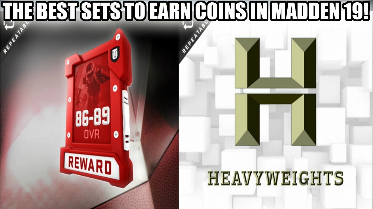 THE BEST SETS TO DO IN MADDEN 19! BEST SETS TO EARN COINS! | MADDEN 19 ULTIMATE TEAM