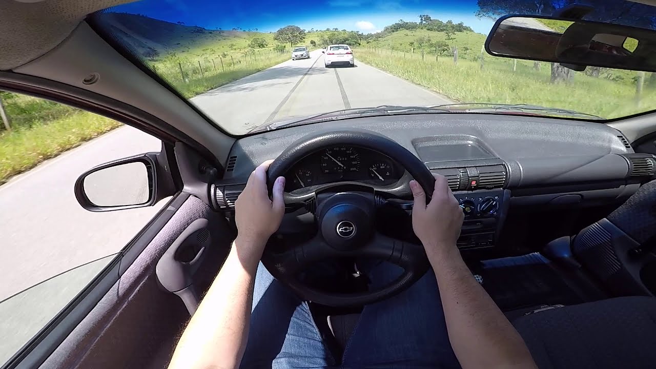 CHEVROLET CORSA WIND 1.0 1996 | TEST DRIVE ONOBARD POV GOPRO