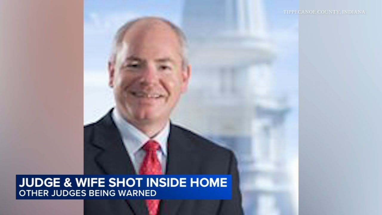 Indiana judge, wife shot inside home; shooter at large, officials say