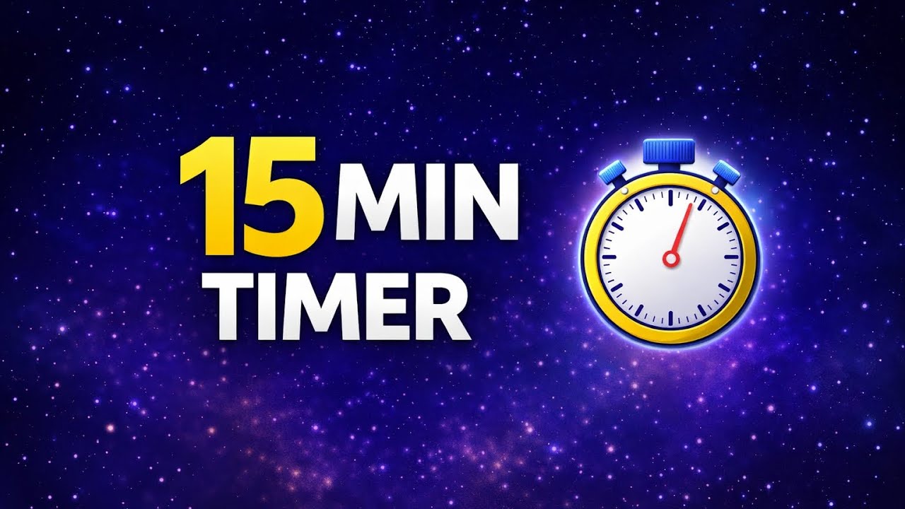 15 Minute Timer | Classroom Countdown Timer