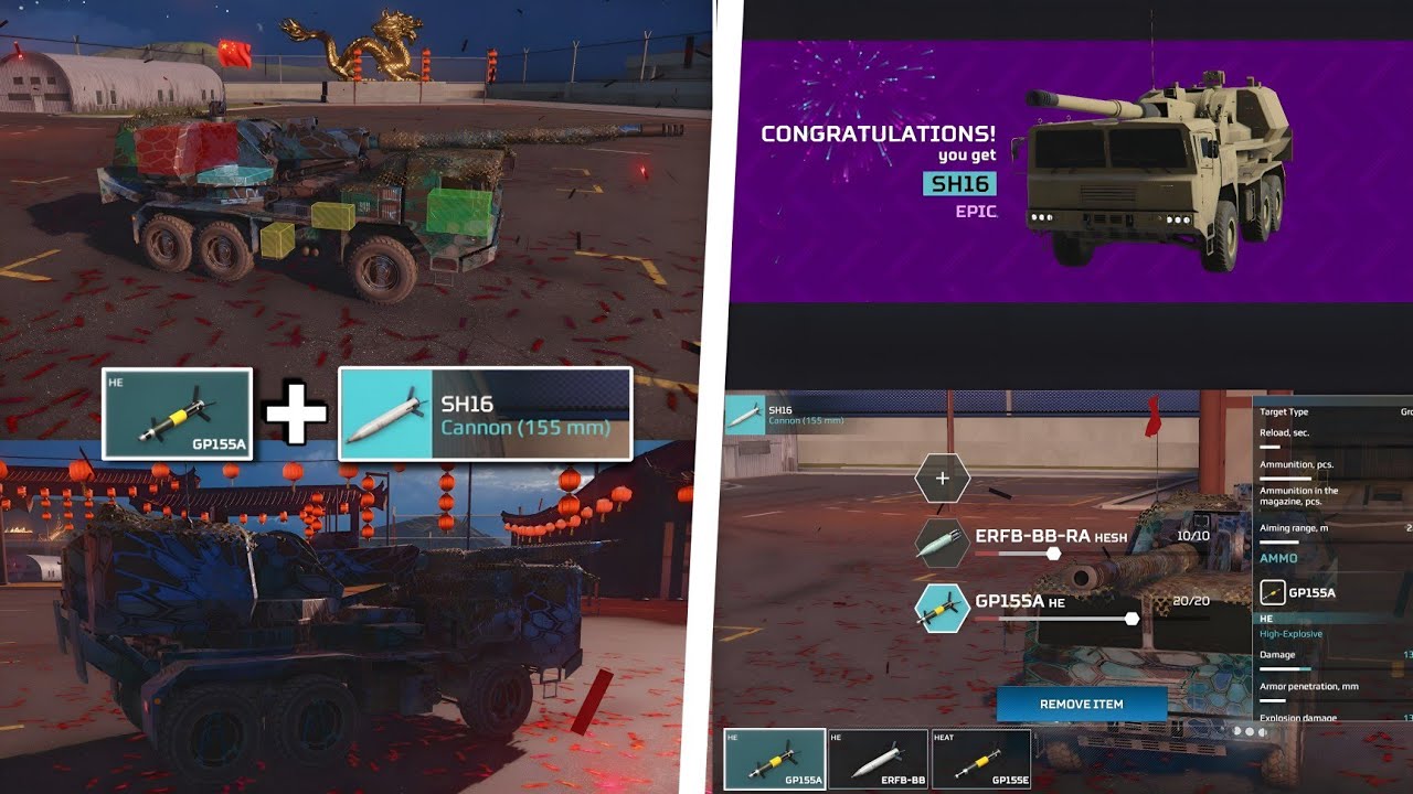Event Activities Reward SH-16  new Chinese SPH Gameplay || Powerful SPH in Tier IV no Doubt || 